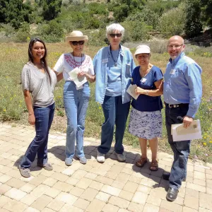 20 year service awards, Kathy Casteneda, Pam Dahl, Betty Gerig, Diana Kennett, Steve Windhager, Volunteer Appreciation 2014, SBBG