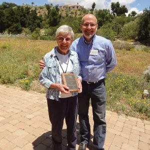 Volunteer of the Year Award, Betsy Thies, Steve Windhager, Volunteer Appreciation 2014, SBBG