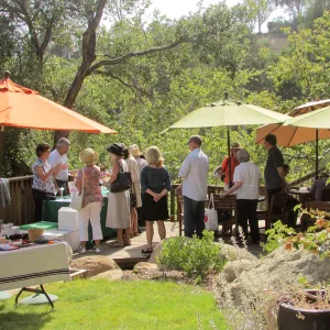 Home Demonstration Deck, Wine and Cheese Botanic Lecture Series