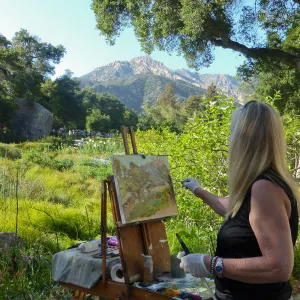 Artist in the Garden
