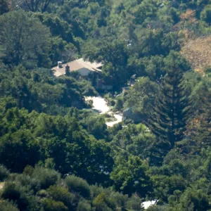 View of Courtyard and Library from Arlington Peak Trail