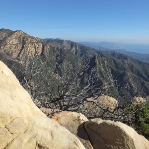 New Years Day Arlington Peak Hike, Looking East from Arlington Peak