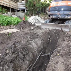 Arroyo Sewer Line Construction