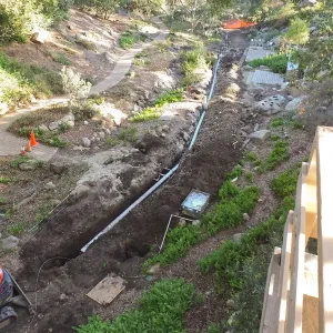 Arroyo Sewer Line Construction