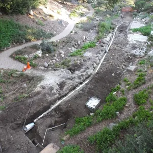 Arroyo Sewer Line Construction