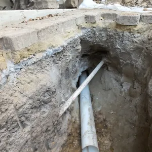 Arroyo Sewer Line Construction