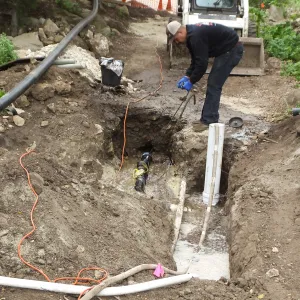 Arroyo Sewer Line Construction