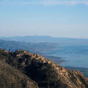 La Cumbre Peak: Sunset on the Sandstone day trip , View from La Cumbre Peak looking east 