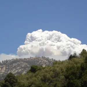 Smoke from the Zaca Fire