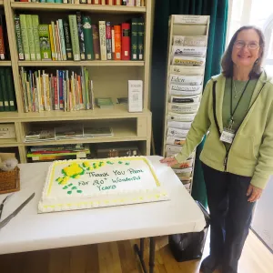 Pam Dahl retirement party cake
