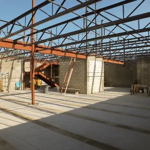 Pritzlaff Conservation Center Construction, looking southeast across Herbarium area