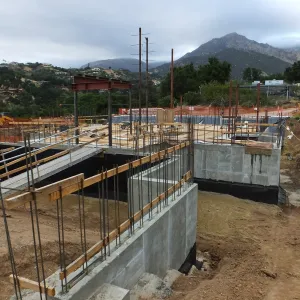 Pritzlaff Conservation Center Construction, Exterior looking northwest