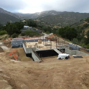 Pritzlaff Conservation Center Construction, Exterior looking northeast
