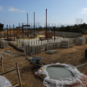 Pritzlaff Conservation Center Construction, exterior looking southwest