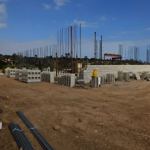 Pritzlaff Conservation Center Construction, Exterior looking southeast