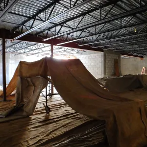 Pritzlaff Conservation Center Construction, looking southeast across Herbarium area