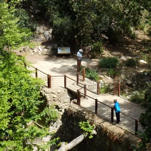 Seniors Free Day visitors at Mission Dam