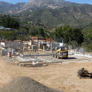 Pritzlaff Conservation Center Construction, Exterior looking northeast
