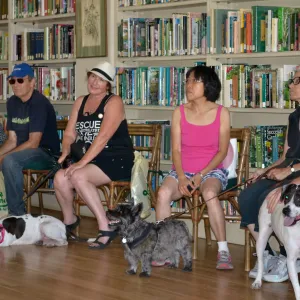 Trails n Tails 2015, dog obedience training demo