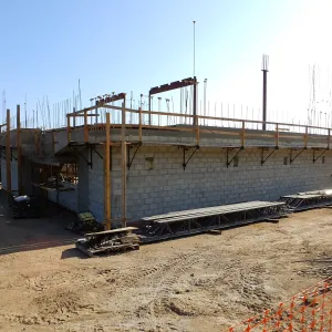 Pritzlaff Conservation Center Construction, exterior looking southwest