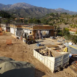 Pritzlaff Conservation Center Construction, Exterior looking northeast