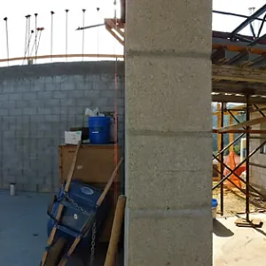 Pritzlaff Conservation Center Construction, Panorama of lobby and central hallway