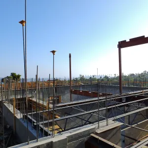 Pritzlaff Conservation Center Construction, looking southwest across Conference/Training area