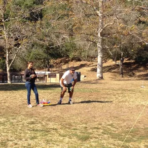 Staff Appreciation Picnic 2015, playing bocci