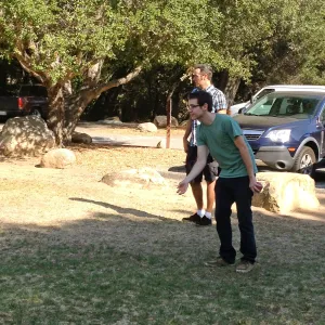 Staff Appreciation Picnic 2015, playing bocci