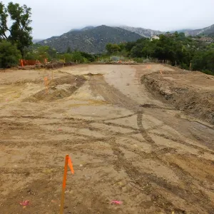 Pritzlaff Conservation Center Construction, upper parking lot