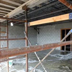 Pritzlaff Conservation Center Construction, Exhibit Room, looking northwest