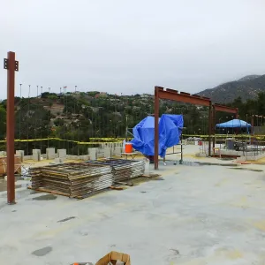Pritzlaff Conservation Center Construction, looking northwest across Conference/Training area