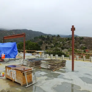 Pritzlaff Conservation Center Construction, looking northeast across Conference/Training area