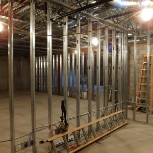 Pritzlaff Conservation Center Construction, looking northeast across Seed Bank/Herbarium area