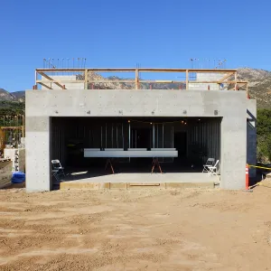 Pritzlaff Conservation Center Construction, south wall