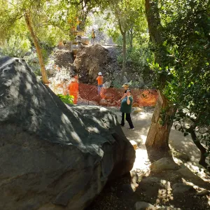 Pritzlaff Conservation Center Construction, Storm Drain installation, Arroyo