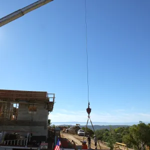 Pritzlaff Conservation Center Construction, Topping Off