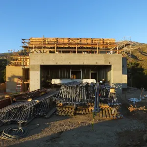 Pritzlaff Conservation Center Construction, south wall