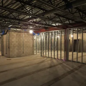 Pritzlaff Conservation Center Construction, looking southwest across Herbarium area
