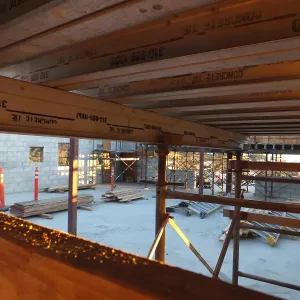 Pritzlaff Conservation Center Construction, looking southeast across Conference/Training area