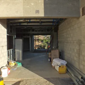 Pritzlaff Conservation Center Construction, main entrance looking east 