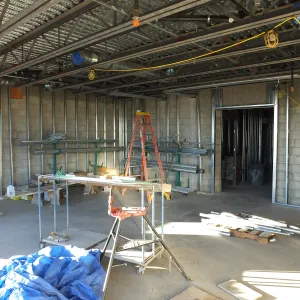 Pritzlaff Conservation Center Construction, Exhibit Room, looking northwest 