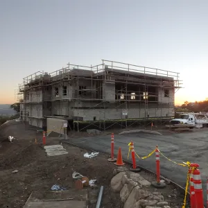 Pritzlaff Conservation Center Construction, exterior looking southwest 