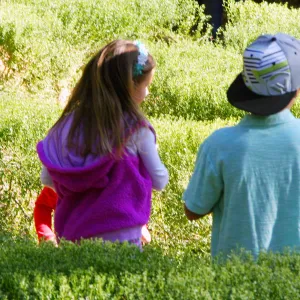 Children in the Centennial Maze