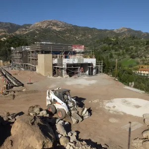 Pritzlaff Conservation Center Construction, Exterior looking northeast