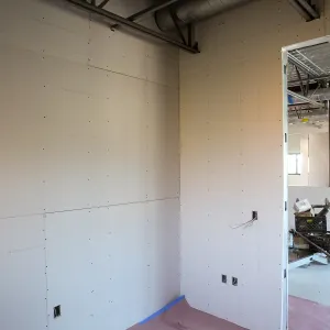 Pritzlaff Conservation Center Construction, looking southwest across Administrative office area