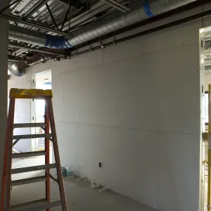 Pritzlaff Conservation Center Construction, looking southwest across Conference/Training area