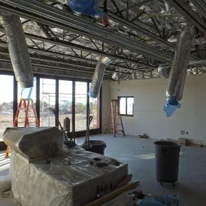 Pritzlaff Conservation Center Construction, Exhibit Room, looking southwest