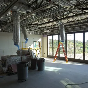Pritzlaff Conservation Center Construction, Exhibit Room, looking southeast