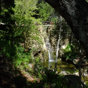 Mission Dam waterfall